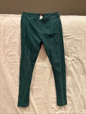 Teal Stretch Knit Pants